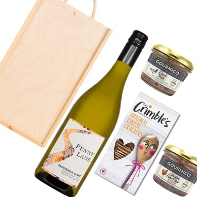 Penny Lane Sauvignon Blanc 75cl White Wine And Pate Gift Box